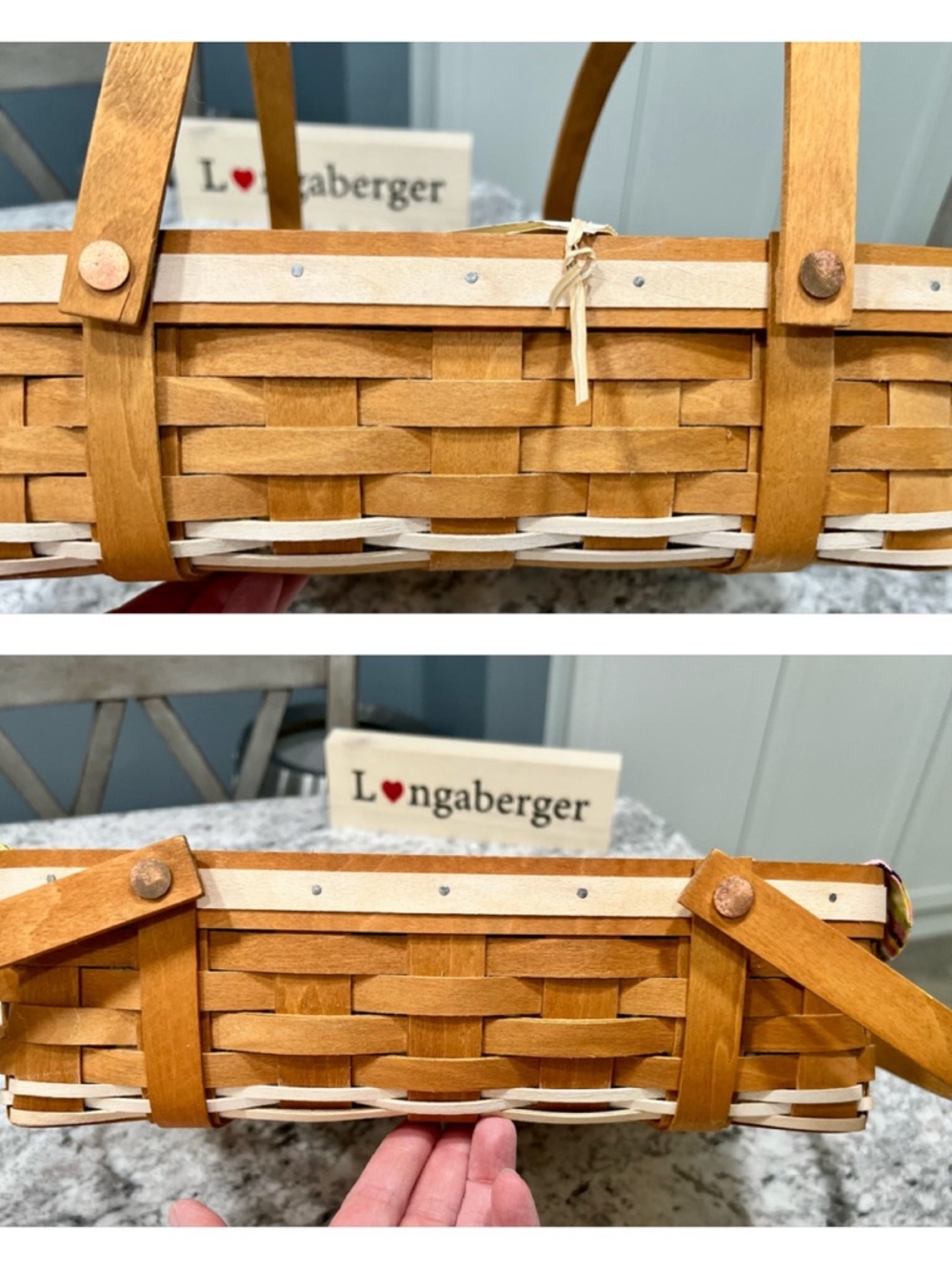 Longaberger 2010 Gourmet with Butcher Block lid - Picture 10 of 10